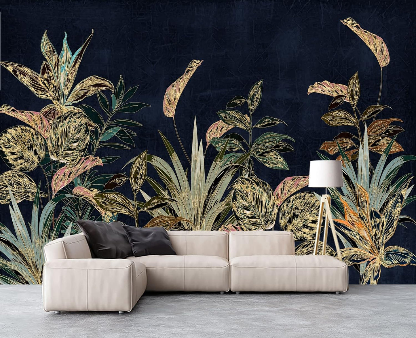 Plum Blossom Flower Bird Chinoiserie Wall Mural Wallpaper for Bedroom 103" x 69"
