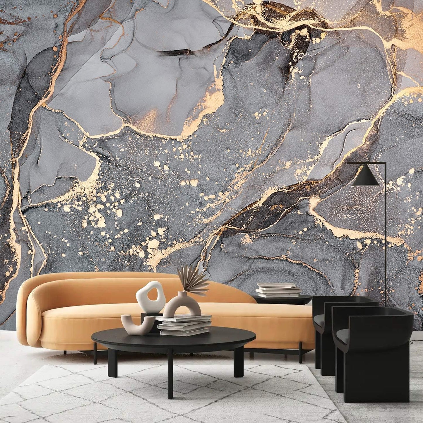 AFZEVEB-Tropical Jungle Wallpaper Landscape Tree Wall murals for Bedroom 159"x107"(Not Peel and Stick)
