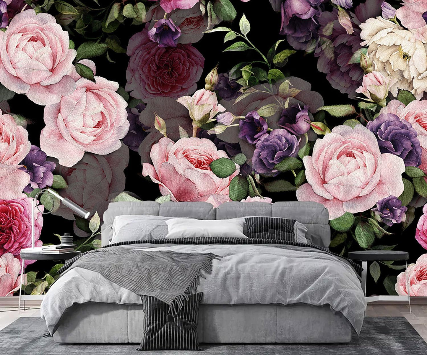 AFZEVEB-Tropical Jungle Wallpaper Landscape Tree Wall murals for Bedroom 159"x107"(Not Peel and Stick)