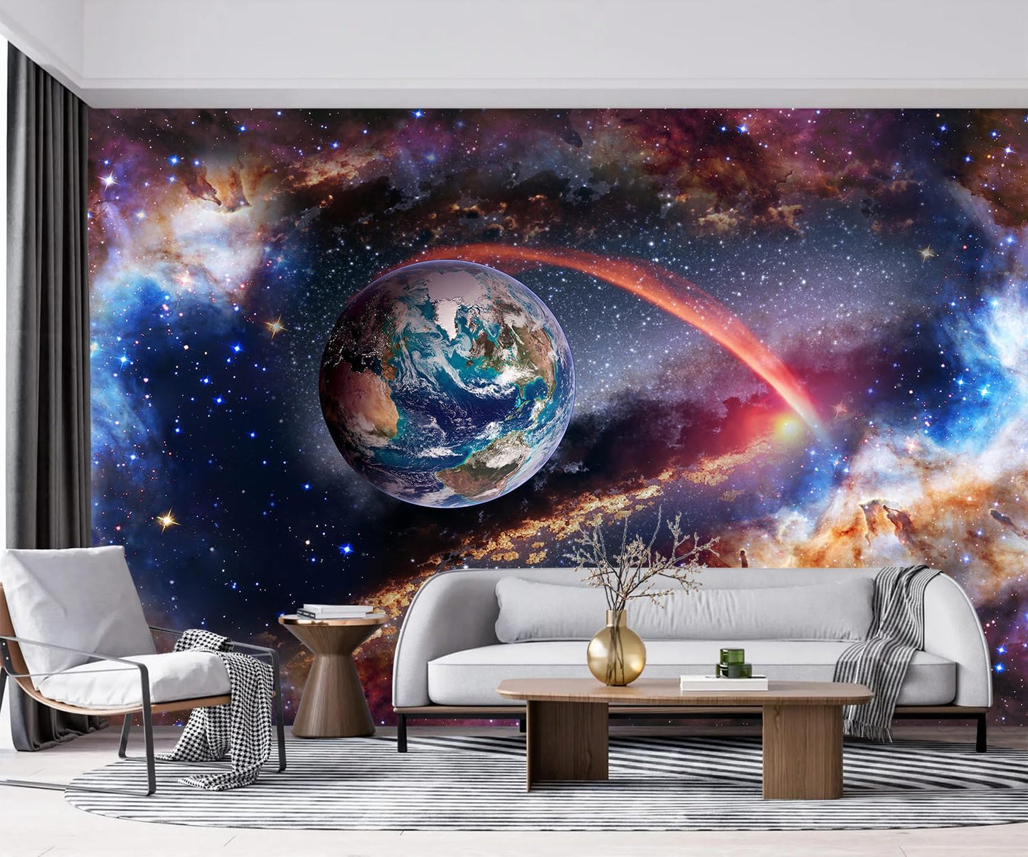 -Vintage Forest Natural Wall Bedroom Mural XT18 S 100" x 65"