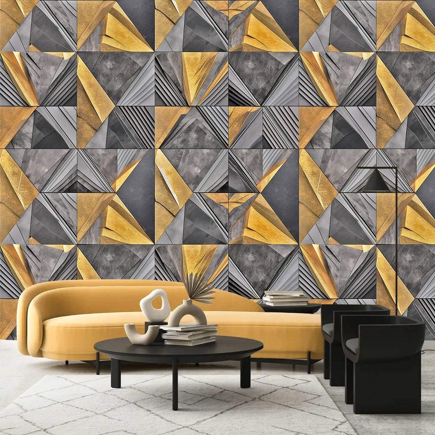 AFZEVEB-Tropical Jungle Wallpaper Landscape Tree Wall murals for Bedroom 159"x107"(Not Peel and Stick)