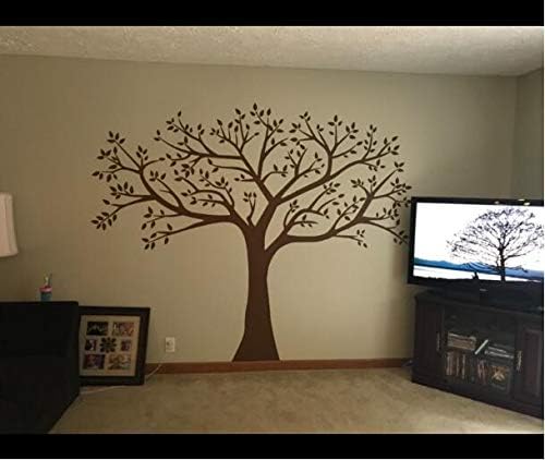 Giant Family Photo Tree Wall Decal Wall Sticker Vinyl Mural Art for Home Decor Room Decor (Black)