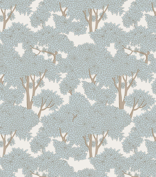 Peel & Stick Forest Mural - Jungle Wallpaper, Tree Peel and Stick Wallpaper Waterproof Vinyl for Bathroom & Bedroom (Light, 17.7inx39ft)